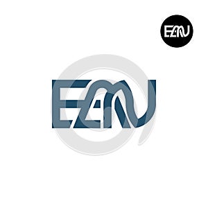 Letter EAN Monogram Logo Design photo