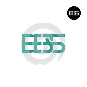 Letter EBS Monogram Logo Design