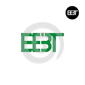 Letter EBT Monogram Logo Design