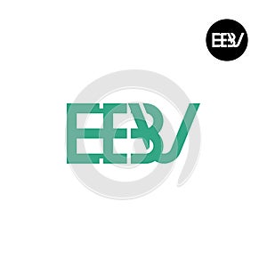 Letter EBV Monogram Logo Design photo