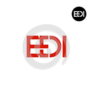 Letter EDI Monogram Logo Design