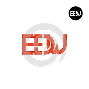 Letter EDW Monogram Logo Design