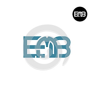Letter EMB Monogram Logo Design photo