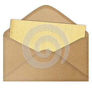 Letter in an envelope