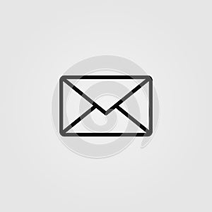 Letter envelope icon. Email sign. Vector illustration