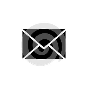 letter envelope icon. Simple glyph, flat vector of Web icons for UI and UX, website or mobile application