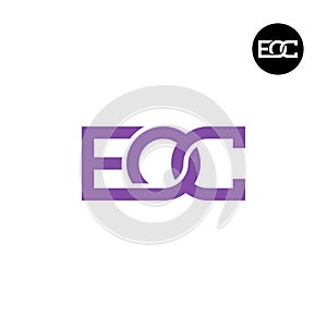 Letter EOC Monogram Logo Design