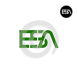 Letter ESA Monogram Logo Design photo