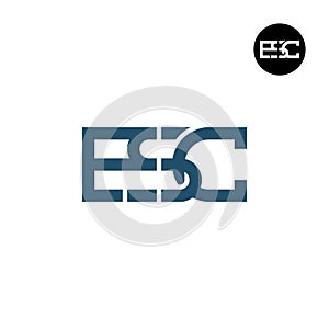 Letter ESC Monogram Logo Design