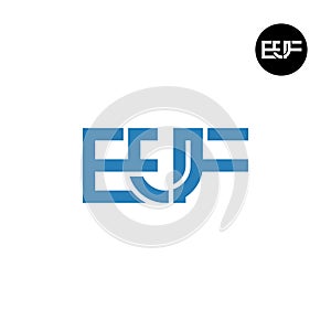 Letter EUF Monogram Logo Design