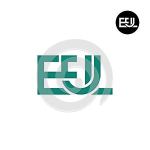 Letter EUL Monogram Logo Design