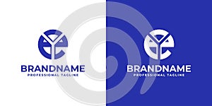 Letter EY or YE Logo