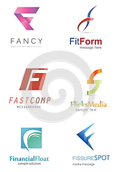 Letter F Logo photo