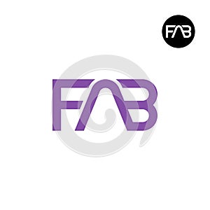 Letter FAB Monogram Logo Design