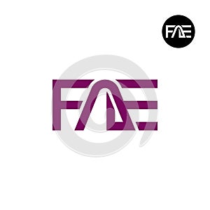 Letter FAE Monogram Logo Design