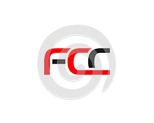 Letter FCC Simple Creative Logo Icon Design