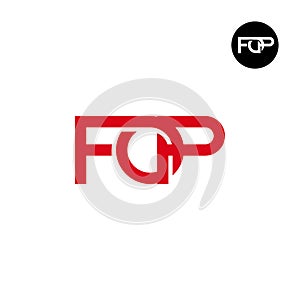 Letter FOP Monogram Logo Design