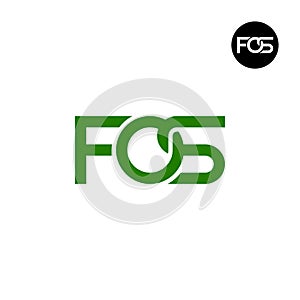 Letter FOS Monogram Logo Design