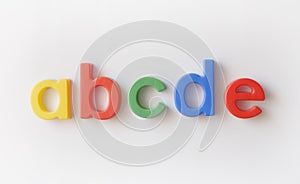 Letter fridge magnets