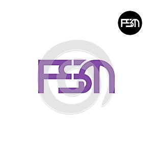 Letter FSM Monogram Logo Design