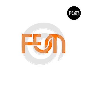 Letter FUM Monogram Logo Design