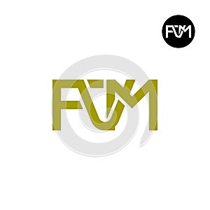 Letter FVM Monogram Logo Design