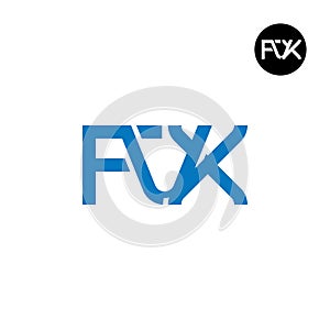 Letter FVX Monogram Logo Design