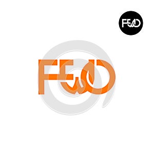 Letter FWO Monogram Logo Design