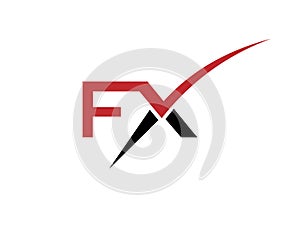 Letter FX Logo