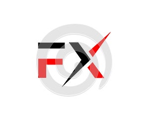 Letter FX Logo