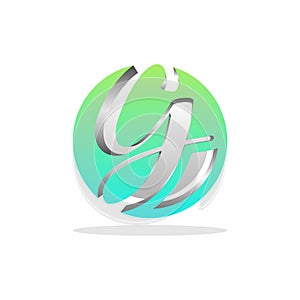 Letter G Globe Circle design vector, Usable for Business and Technology Logos. Flat Vector Logo Design Template Element