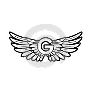 Letter G wing