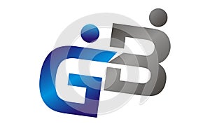 Letter GB Logo Design Template