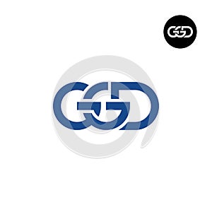 Letter GGD Monogram Logo Design