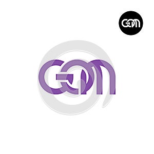 Letter GOM Monogram Logo Design