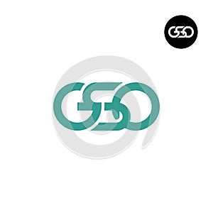 Letter GSO Monogram Logo Design photo