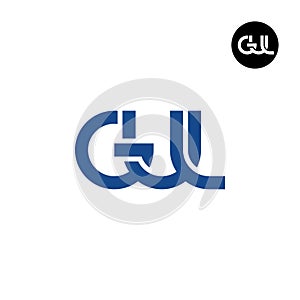 Letter GUL Monogram Logo Design