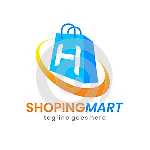 Letter H Shop Bag Logo Design