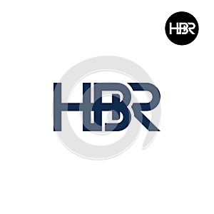Letter HBR Monogram Logo Design
