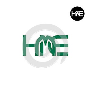 Letter HME Monogram Logo Design