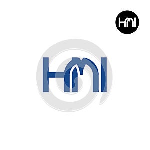 Letter HMI Monogram Logo Design