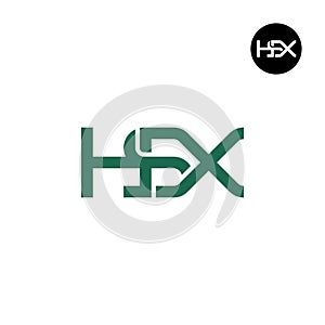 Letter HSX Monogram Logo Design