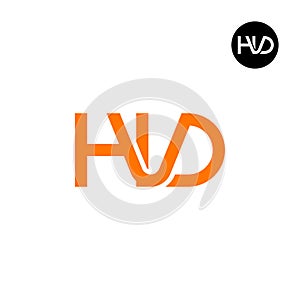 Letter HVD Monogram Logo Design