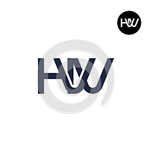 Letter HVV Monogram Logo Design