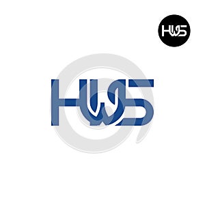 Letter HWS Monogram Logo Design