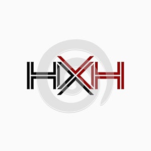 Letter HXH initials concept. Very suitable various business purposes also for symbol, logo, company name, brand name.