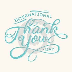 Letter International Thank You Day