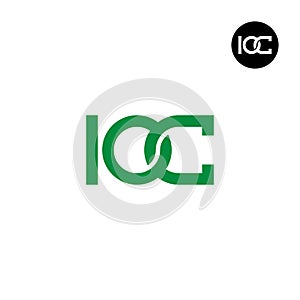Letter IOC Monogram Logo Design