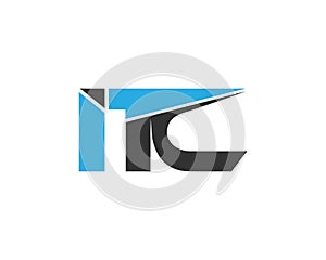 Letter ITC Logo Icon Unique Design