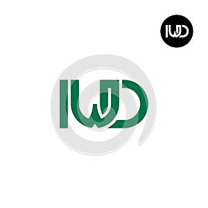 Letter IWD Monogram Logo Design